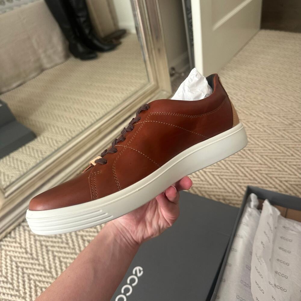 ECCO Men's Soft Classic Sneakers EU 43 US 9-9.5 - Picture 7 of 10